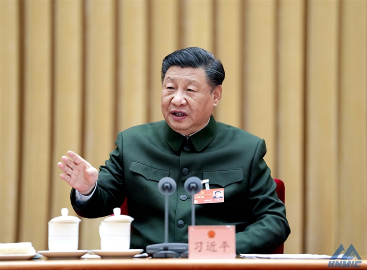 習(xí)近平在出席解放軍和武警部隊(duì)代表團(tuán)全體會(huì)議時(shí)強(qiáng)調(diào) 統(tǒng)一思想認(rèn)識(shí) 強(qiáng)化使命擔(dān)當(dāng) 狠抓工作落實(shí) 努力開(kāi)創(chuàng)一體化國(guó)家戰(zhàn)略體系和能力建設(shè)新局面