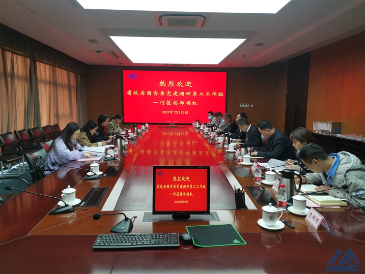 省政府國資委黨建調研第二工作組到集團公司檢查指導